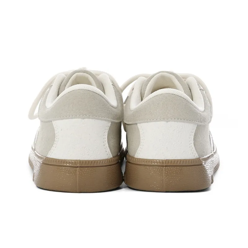 The New Age Family Low Top Skateboard Shoes Women's Beige-3