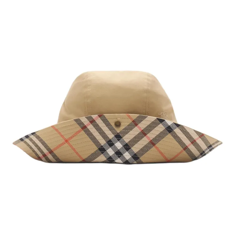 Burberry Cotton, Gabardine, Linen Bucket Hats Unisex Brown-1