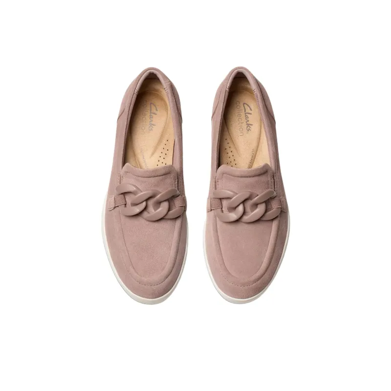 Clarks Zylah May Loafers 5cm Women's Light Purple-3