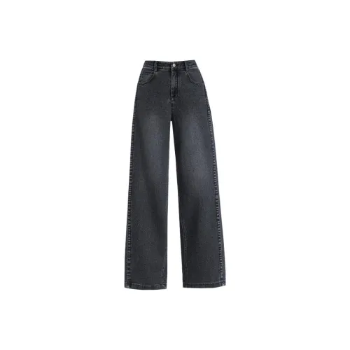 You Cow Me Pants Jeans Women's Vintage Blue