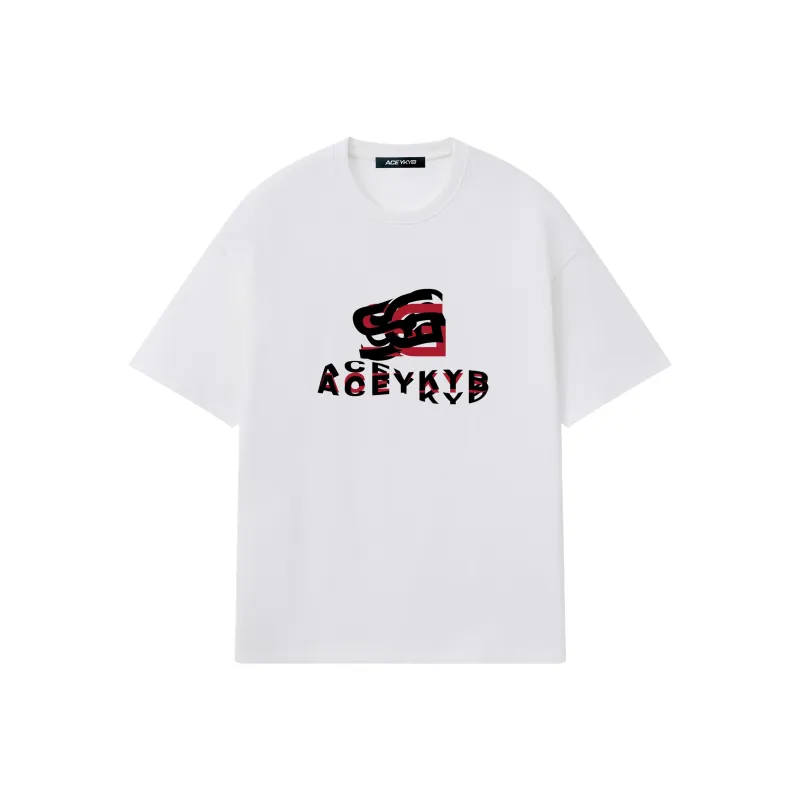 YK&YB T Shirts Unisex White-0