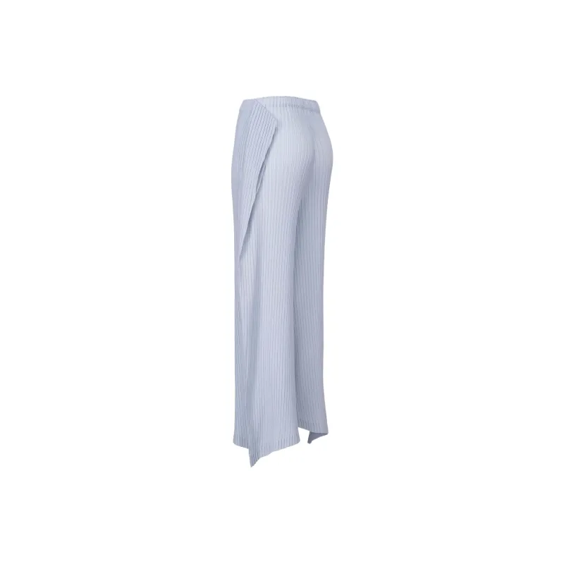 ISSEY MIYAKE Casual Pants Women's Black Nigella Blue-2