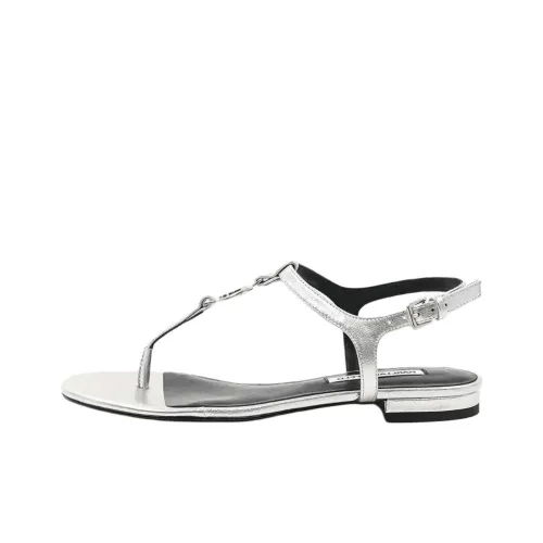 KARL LAGERFELD One Strap Sandals Women's Silver