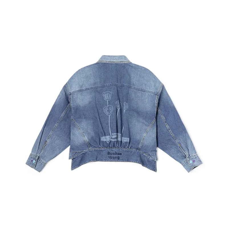Lee Denim Jackets Women's Medium Blue-1