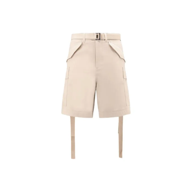Sacai Belted Cargo Shorts-0