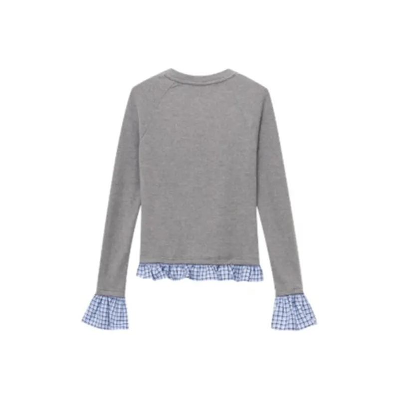 CHARM PICK T Shirts Women's Gray-1
