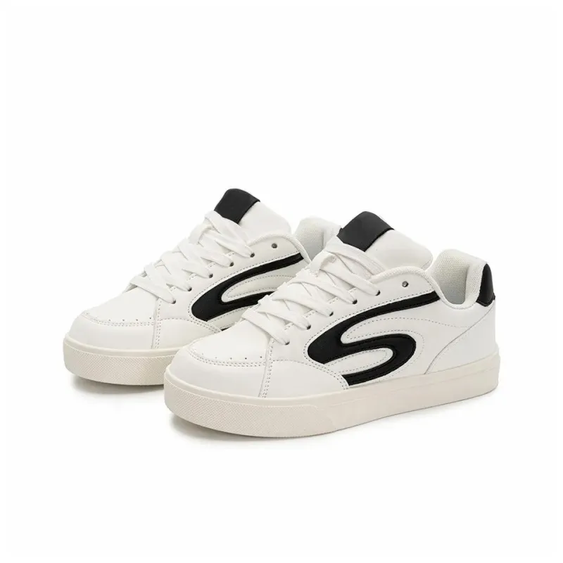 Circle Small Slip Resistant, Abrasion Resistant, Lightweight, Height Increasing Low Top Skateboard Shoes Unisex-2