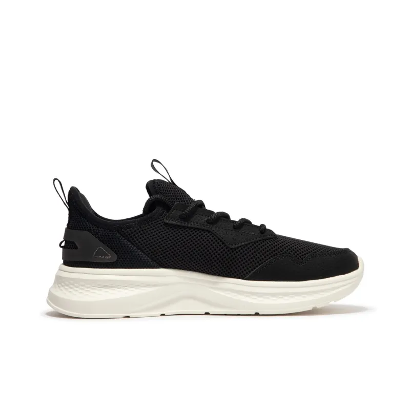 361° Cushioning, Breathable, Lightweight Low Top Casual Sprint City Commute Running Shoes Women's Obsidian Black-1