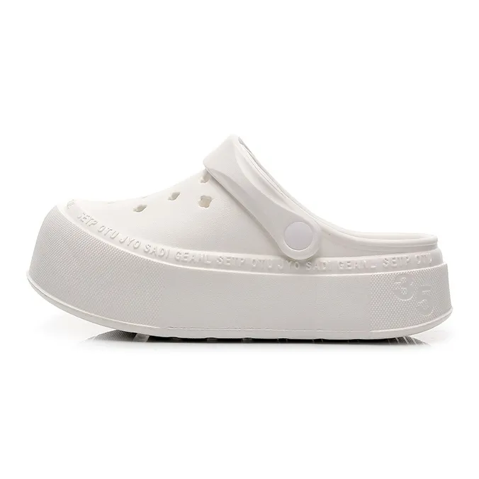 XGGC Summer Eva Closed Toe Mules Platform Height Increasing Squashy And Bouncy Feeling Slippers Soft Sole Casual Clogs-10