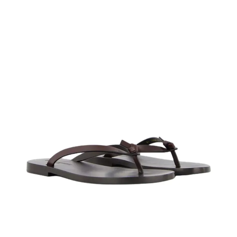 SAINT LAURENT Flip Flops Women's Brown-3