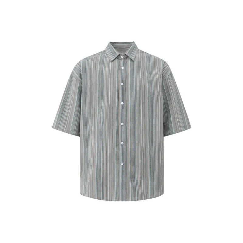 MRCYC Summer Short Sleeved Shirt Unisex Khaki/Blue-2