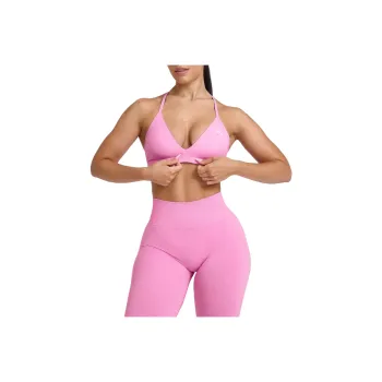 ONER ACTIVE Unified Ultra Micro V Neck Bralette Sports Underwear Women's Pink