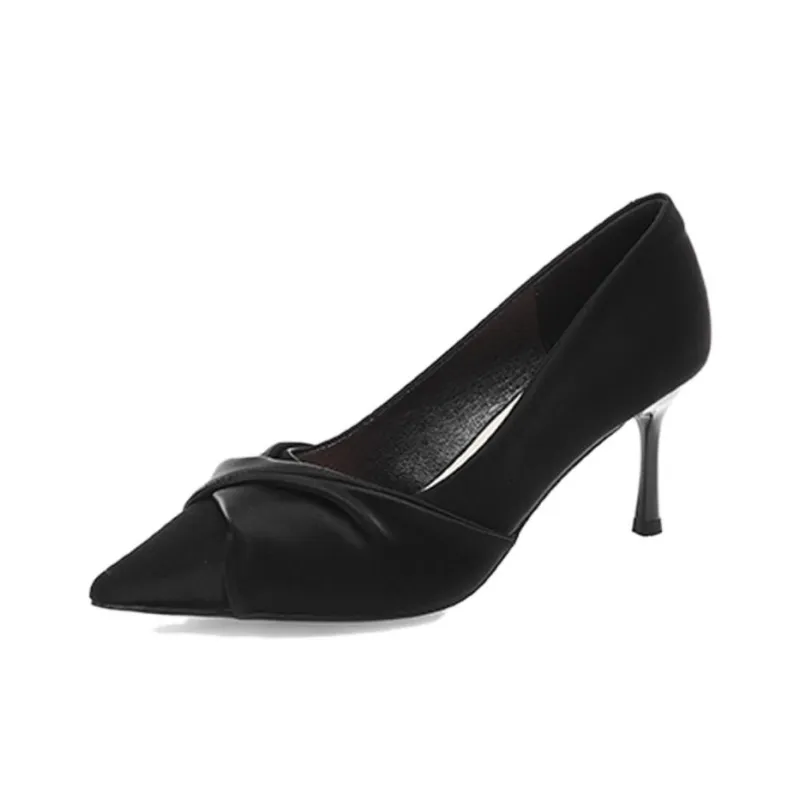 15 MINS Slim Heel High Heels Women's-7