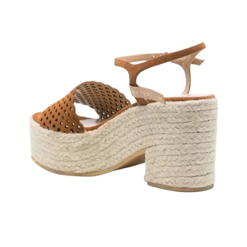 SERGIO ROSSI One Strap Sandals 8.5cm Women's Brown-3