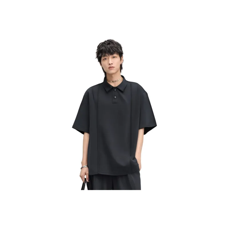 HERBEL Polo Shirts Men Black-0