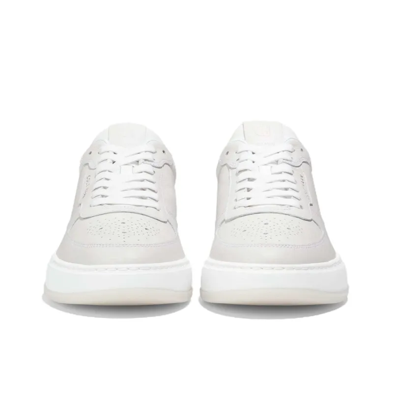 COLE HAAN Slip Resistant Shock Absorbers With Abrasion Resistant Properties Low Top Skateboard Shoes Men's White-3