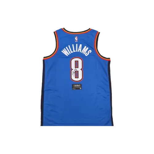 Huayitaojin Thunder Team Basketball Fan Supplies With Fanatics Official Signing Company Certificate Blue