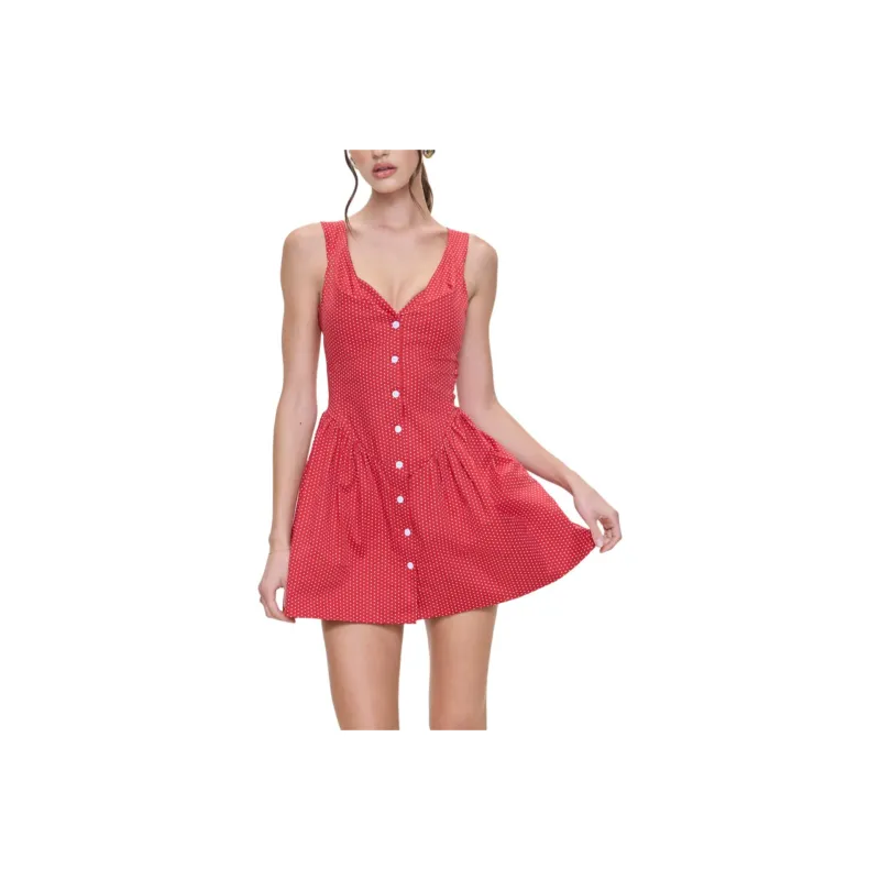 FRANKIES BIKINIS Sleeveless Dress Women's-0