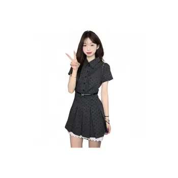 XIANSINIAO Short Sleeved Dress Women's