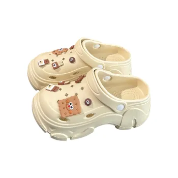 Kemaid Summer DIY Teeny Heart Cute Accessories Slippers For Women's, Closed Toe, Soft Sole, Squashy And Bouncy Feeling