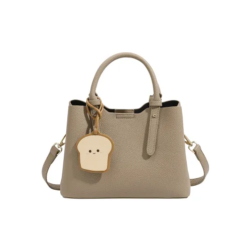 H YXIANG Microfiber Synthetic Leather Tote Shoulder Bag, Crossbody Bag, Handbag Women's Elephant Gray