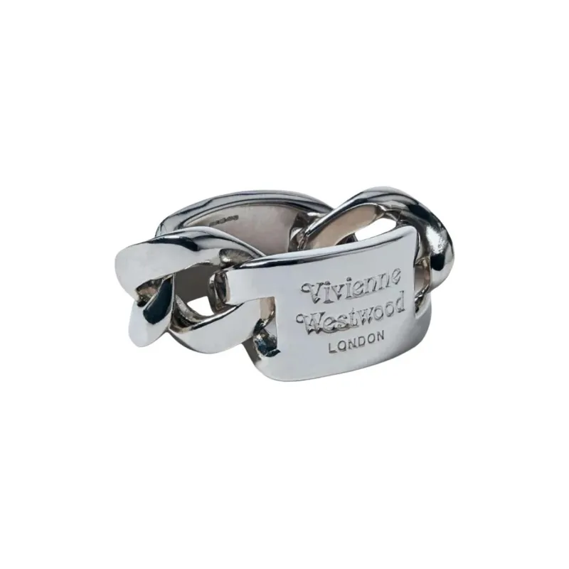 Vivienne Westwood Logo engraved Ring-1