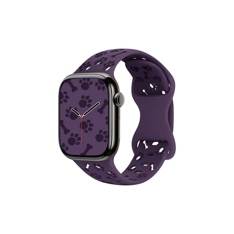 KVZUVUU Apple Compatibility Watch Band Silicone Material-19