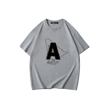 YK&YB T Shirts Unisex Gray