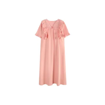 Cotton Shopping Nightgown Women's