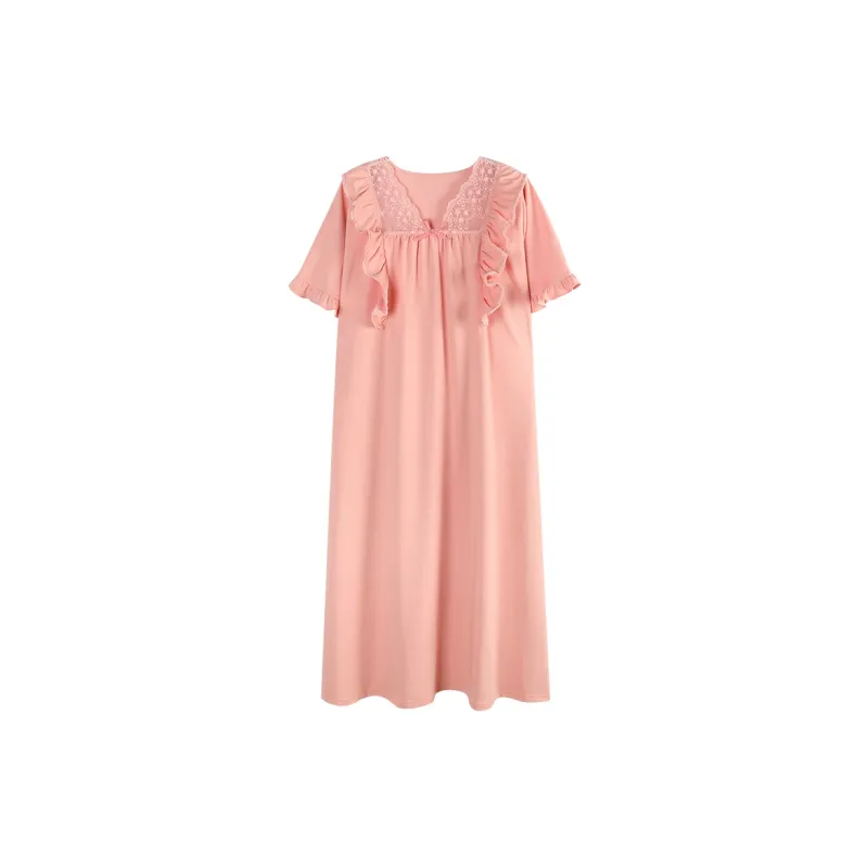 Cotton Shopping Nightgown Women's-0