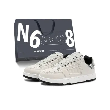 N6K8 Anti Slip Wear Resistant Low Top Skateboard Shoes Unisex