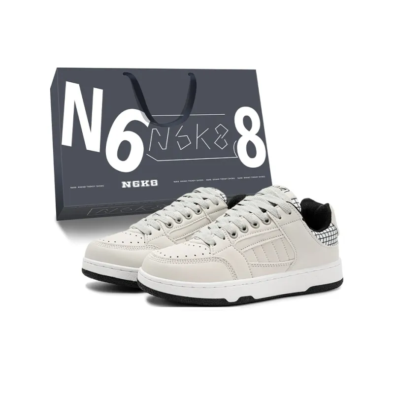 N6K8 Anti Slip Wear Resistant Low Top Skateboard Shoes Unisex-0