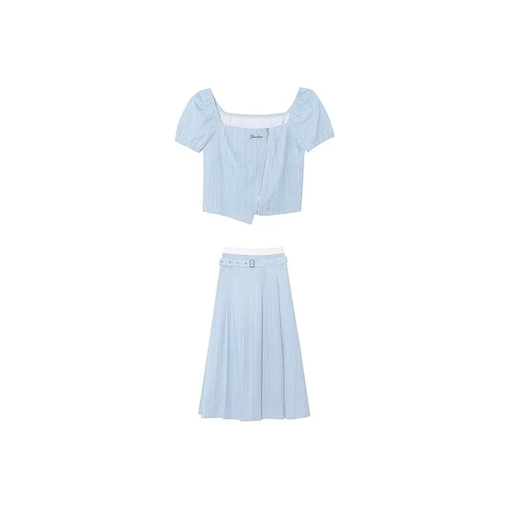 HDFULERN Two Piece Skirt Sets Women's-0