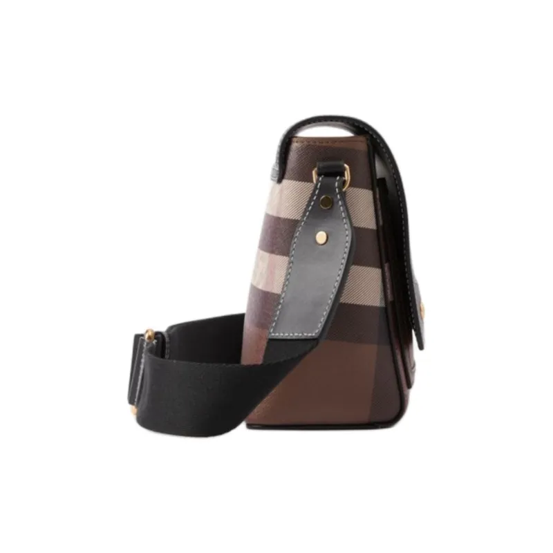 Burberry Note Polyurethane Crossbody Bag, Shoulder Bag Women's Brown-1