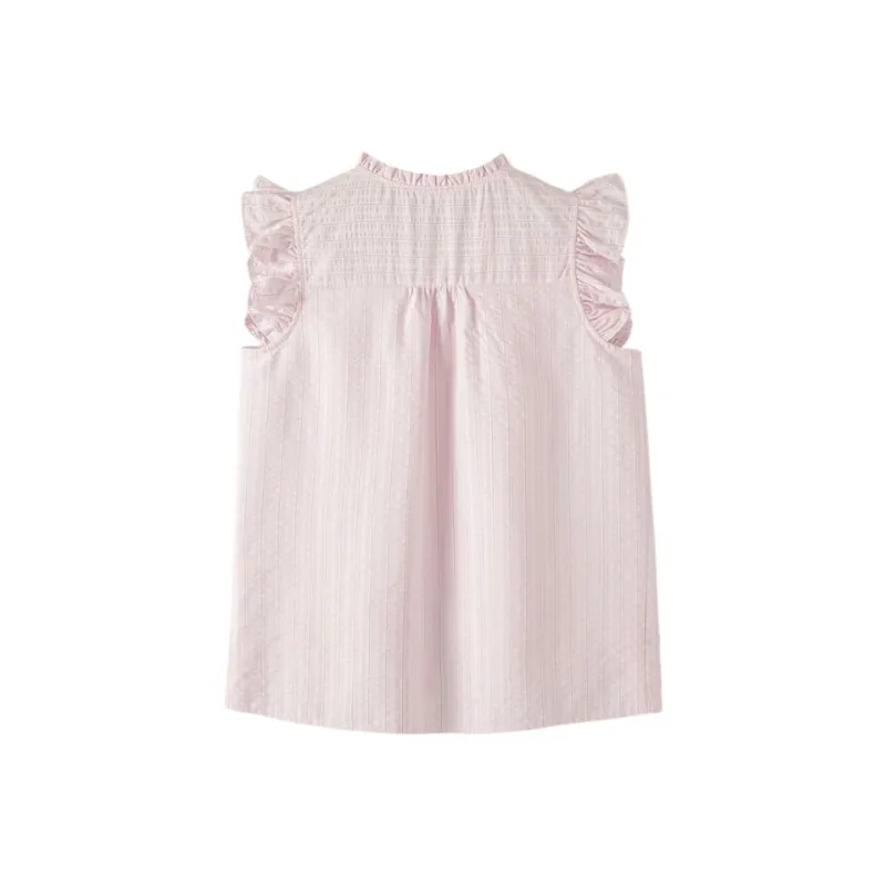 Late White Shirts Women's Pink-1