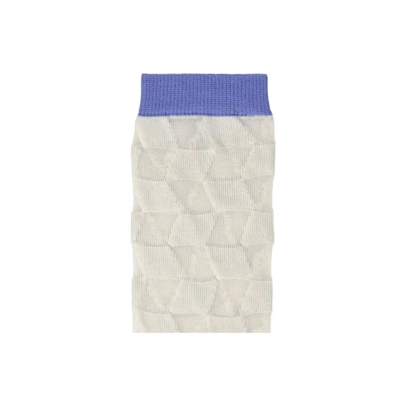 ISSEY MIYAKE Mid Calf Socks Women's 1 Pack Light Gray-1
