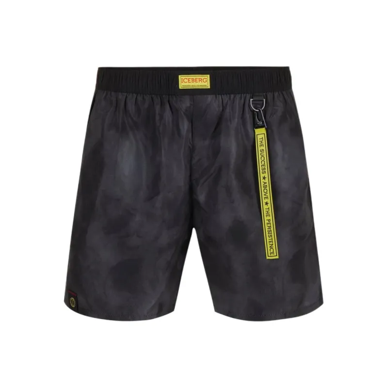 Iceberg Swimming Shorts Men's Black-0