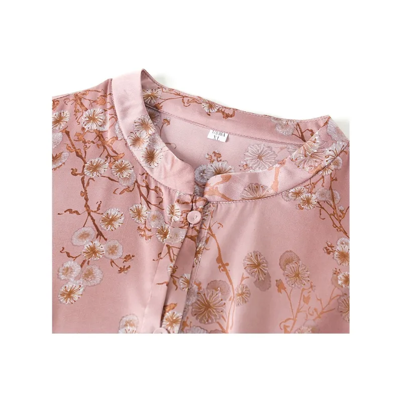 PIERRE CARDIN Chiffon Shirt Women's Pink-6
