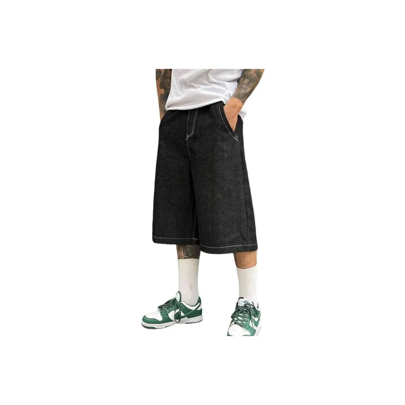 DAFK Denim Shorts Men Black -0