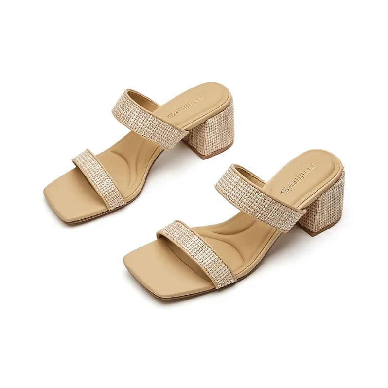 MILLIE'S Rubber Sole Quiet Slide Slippers Women's-2
