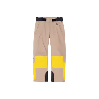 Goldwin Ski Pants Unisex Khaki Yellow