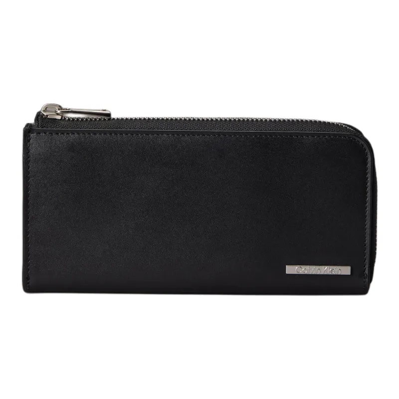 CALVIN KLEIN Leather Wallet Unisex Black-0