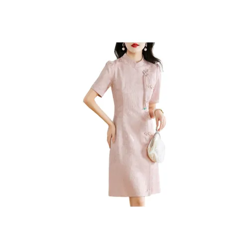 Hang Yi Court Short Sleeved Dress Women's 1 Pack