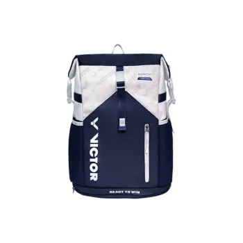 VICTOR Badminton Racket Bags 2 Pcs Sporty Style Backpack Glacier Blue Unisex