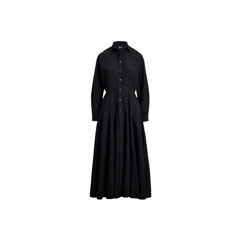 Polo Ralph Lauren Long Sleeved Dress Women's Black-0