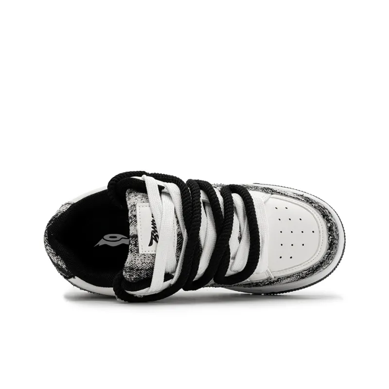 Snow Know The Answer SKTA Slip Resistant, Lightweight, And Breathable Low Top Skateboard Shoes Unisex-8