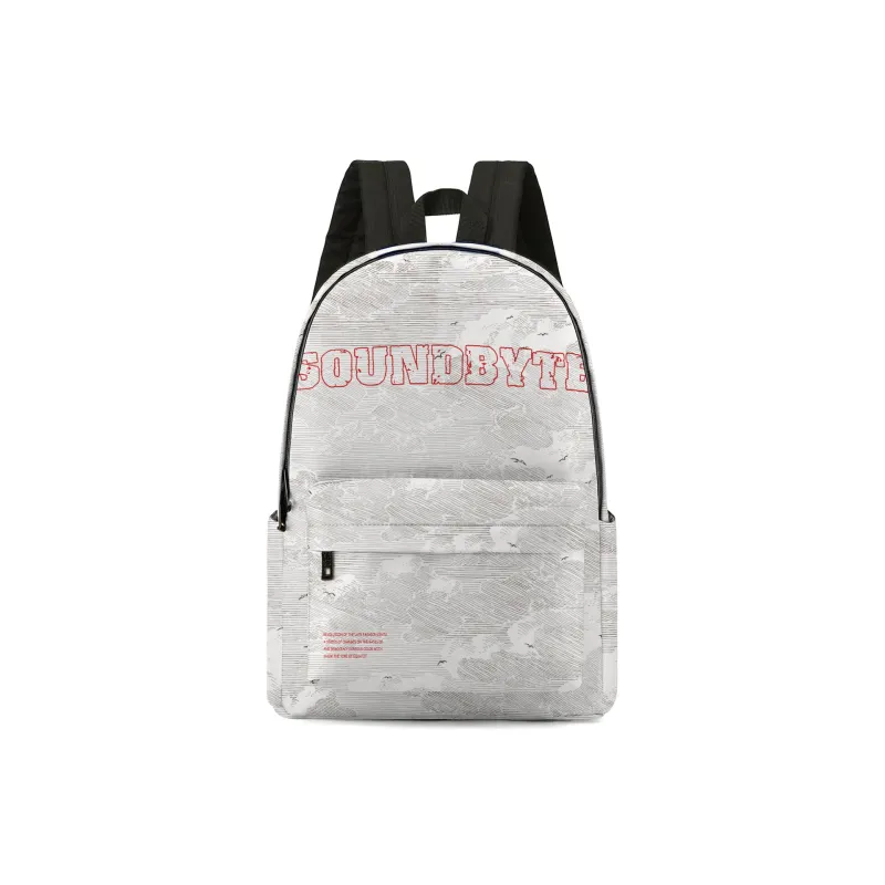ONRF ×SOUNDBYT Polyester Backpack Laptop Bag Regular Unisex White-9