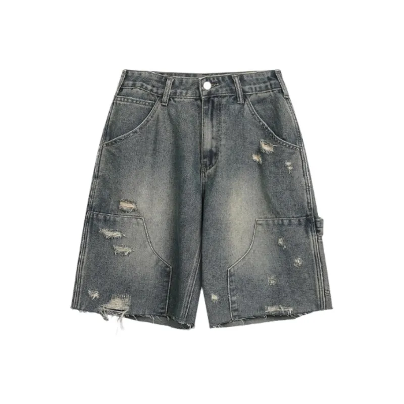 BENGEN Denim Shorts Unisex-10