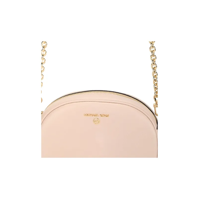 MICHAEL KORS Jet Set Small Pebbled Leather Convertible Camera Bag-4