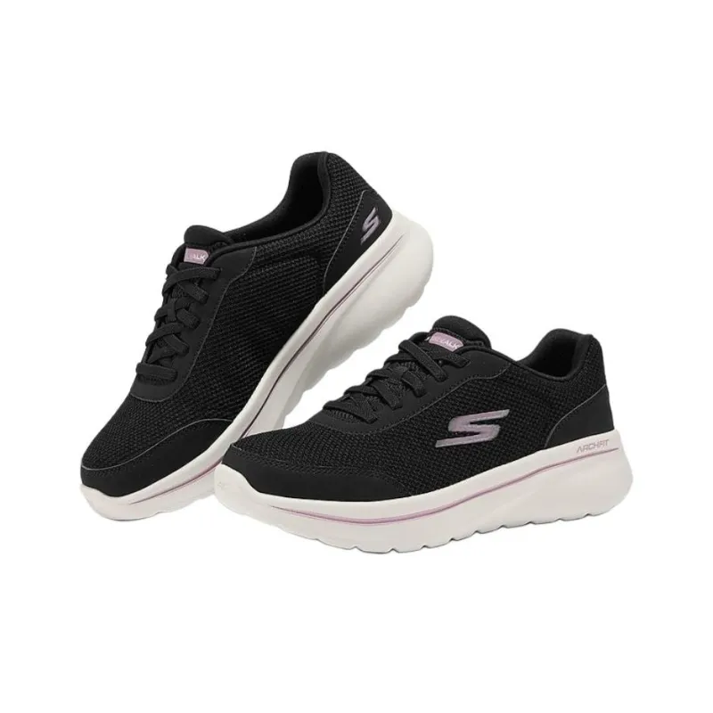 Skechers ArchFit Anti Slip Wear Resistant Low Top Casual Shoes Women's Black-1